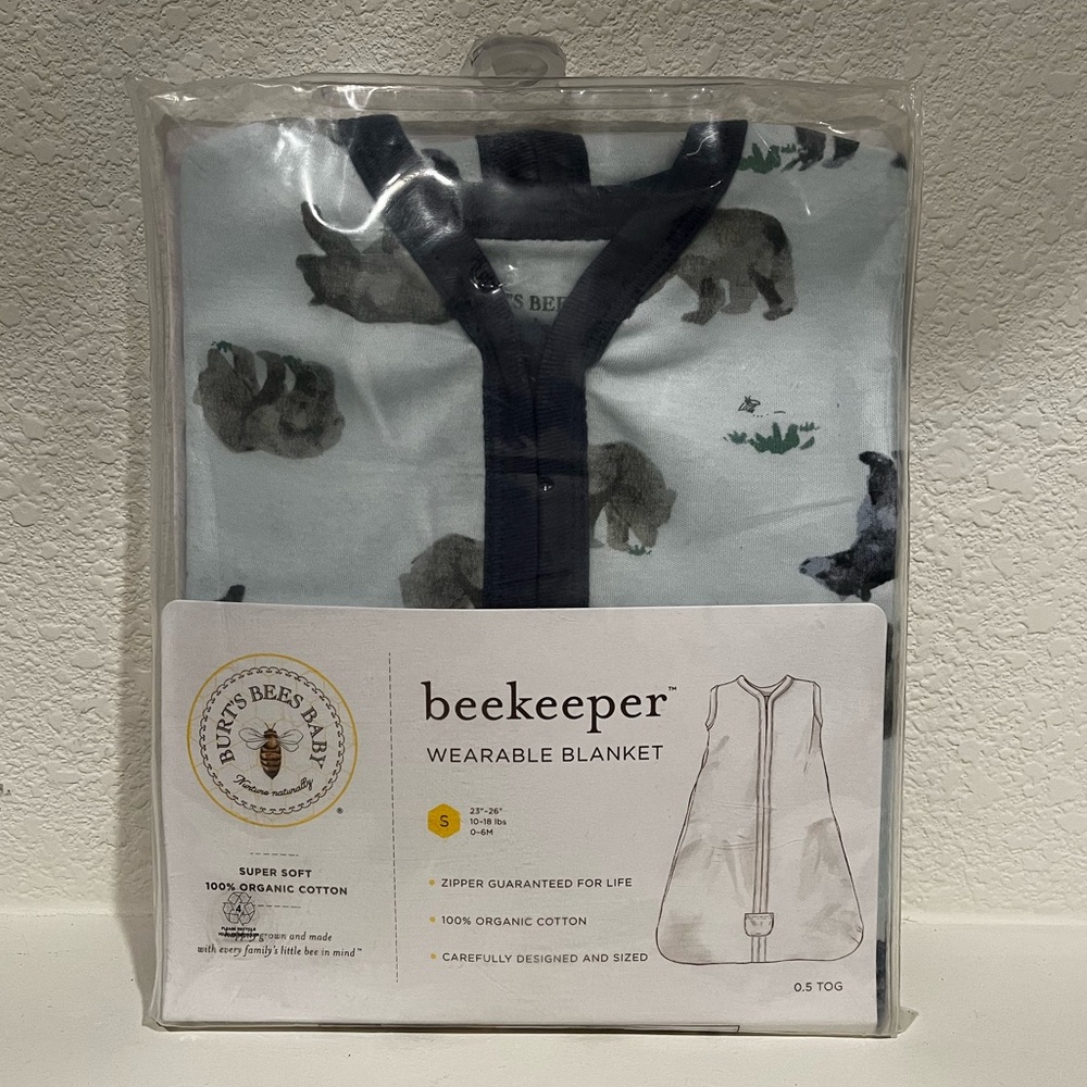 Burt’s Bees Baby Sleep Sack in Friendly Bears
